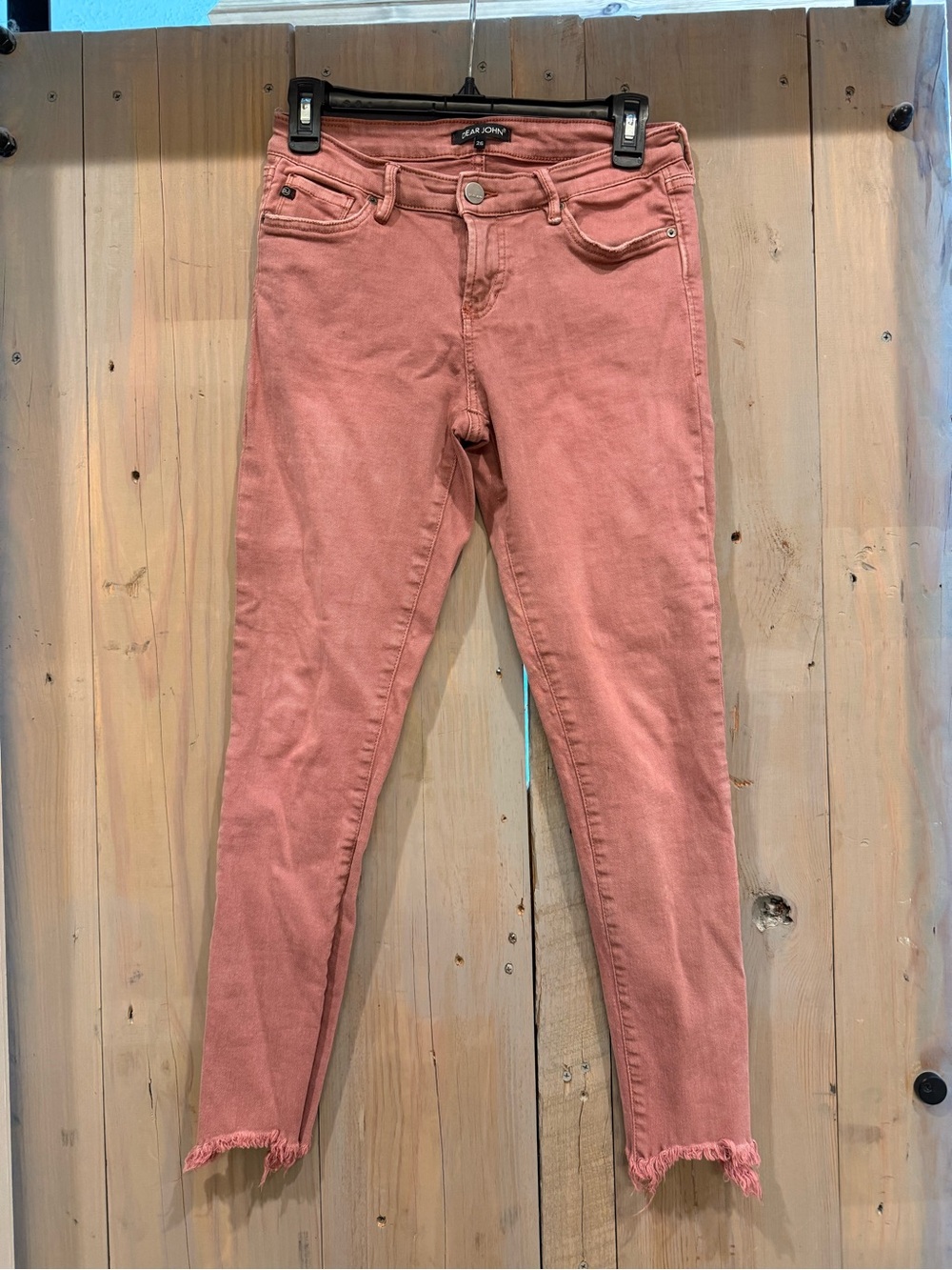 Dear John Dusty Pink High-Rise Skinny Jeans
